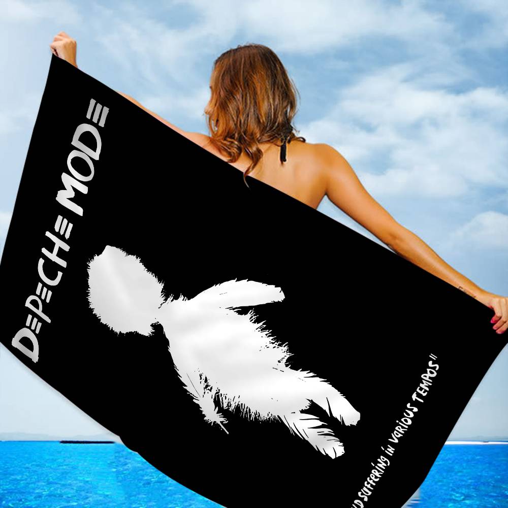 D-Depeche Mod Beach Towel Colorful Bath Towels For Girl Microfiber Quick Dry Custom Sand Free Beach Yoga Spa Gym Pool