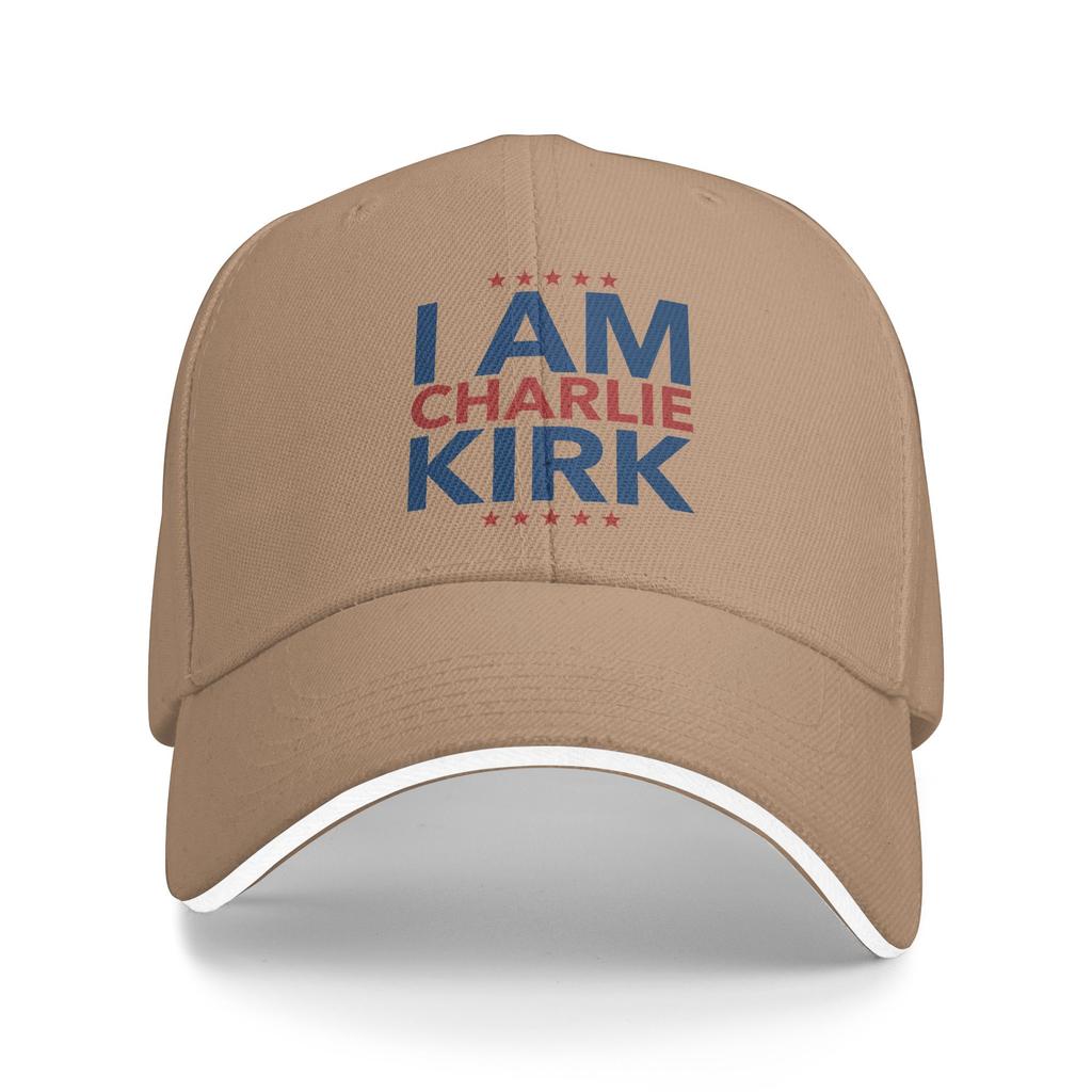 ICH BIN CHARLIE KIRK Lässige Baseballkappe Jagd Camping Truckerhut Sommer Großhandel Damen Herren Figurbetonte Retro Baseballkappen