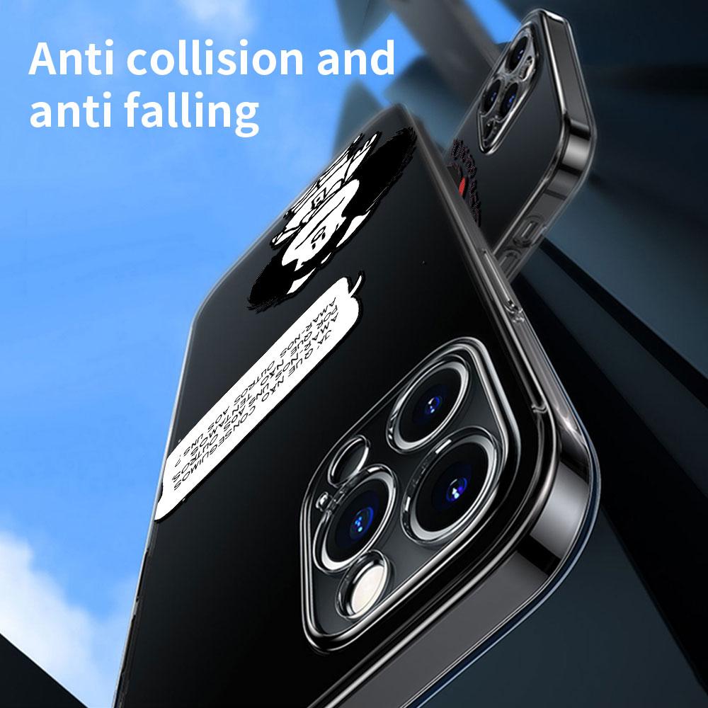 Clear Soft Case for Apple iPhone 7 11 12 Pro XR X XS Max 6 Plus 5 Hollow Out Silicone Phone Cover Cartoon Mafalda Girl 13 Pro