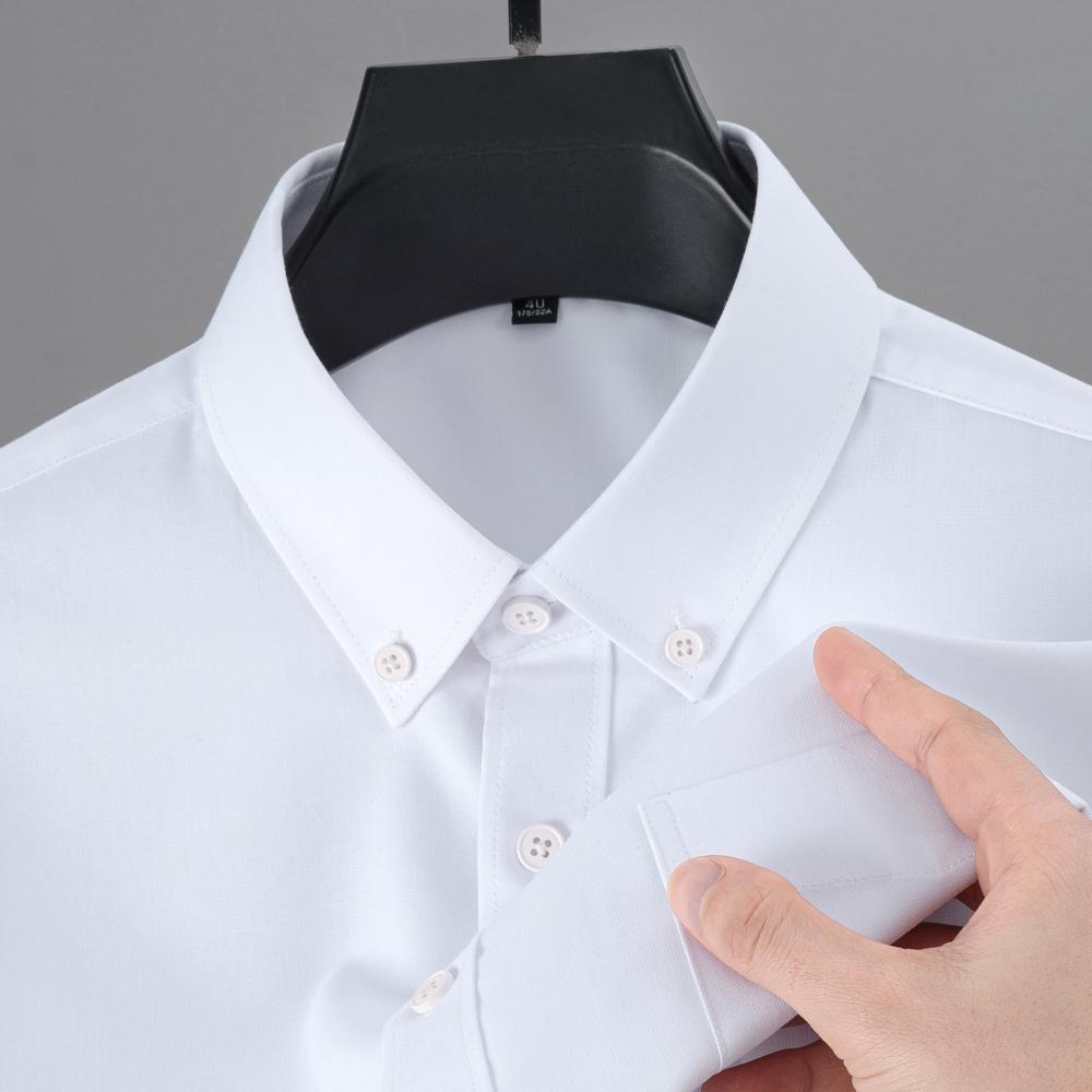 

Men s Soft Comfort Plaid Long Sleeve Dress Shirts, Wrinkle-Resistant Modal Cotton Button-Down Collar Casual Shirt with Pocket 39