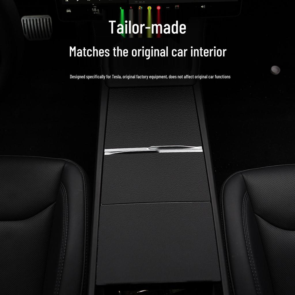 Tesla Model 3/Y Center Console Suede Protective Film Sticker