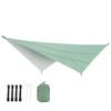 3.4x2.6m Waterproof Camping Awning Sun Shade Sail Outdoor Garden Swimming Pool Awning Camping Hiking Sun Shelter Tent Sunshade