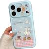 Miffy Plaid Anti-Fall Phone Case for Apple 14pro, 15promax, 16pro, 17promax - High-End Protection