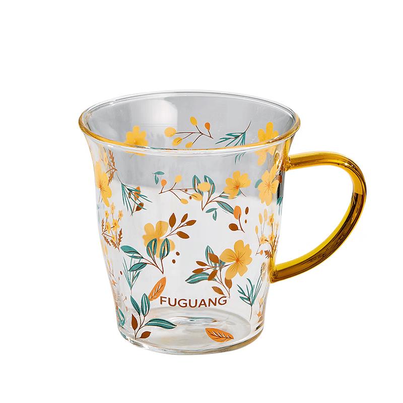 Fuguang Borosilicate Glass Mug with Handle