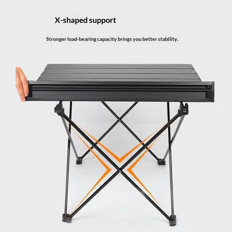 Ultralight Portable Folding Camping Table Foldable Outdoor Dinner Desk High Strength Carbon Steel For Garden Party Picnic Bbq