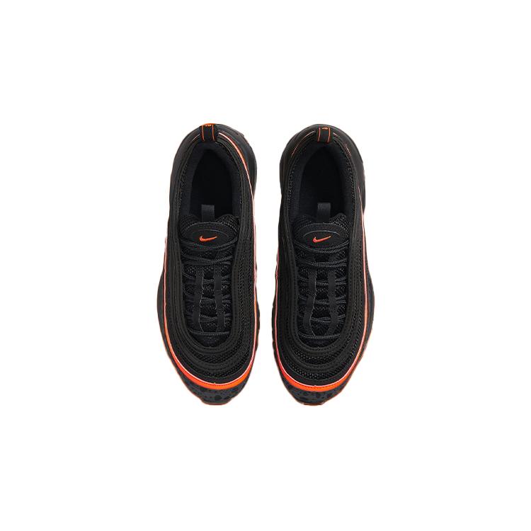 Neuer Nike Air Max 97 Schwarz Sicherheitsorange GS DX3088-001