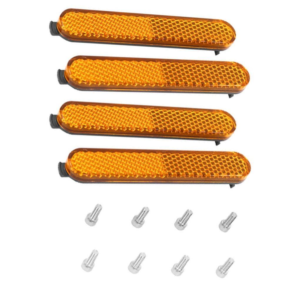 2 Paar Gelbe Reflektierende Streifen für Elektroroller für die Verwendung mit Xiaomi Mi 3 Pro 2 Elektroroller