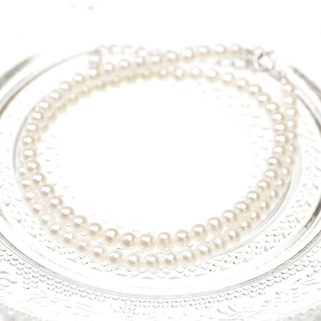 Pearl Music Pearl Perfect for and Special Premium Freshwater Baby Pearl Perfect for Weddings and Yukata Necklace, Weddings, Funerals, Occasions,