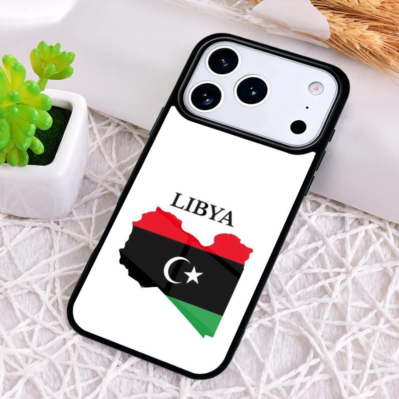 Libya Flag Soft Phone Case for iPhone 17 Air 16 15 11 12 14 13 Pro Max Shockproof Cover