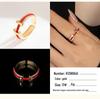 Chinese Christmas Red String Open Ring - Minimalist Advanced Sense Benmingnian Index Finger Band
