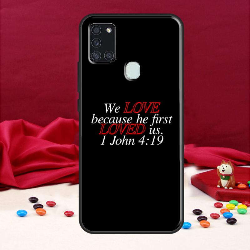 Faith Christian Religious Jesus For Samsung Galaxy A34 A54 A14 A52 A32 A22 A12 A13 A53 A11 A51 A71 A50 Phone Case