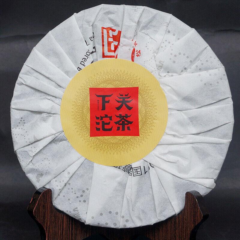 2014 Xiaguan Aged Tea Iron Cake Gao Yuan Chen Sheng Pu-erh Puer Tea Raw 357g