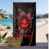 Telo Mare Personalizzato Stampato Nottingham Forest FC Logo Calcio Supporto Nome Personalizzato Testo Asciugamano Assorbente Per Sport Viaggio Regalo Speciale