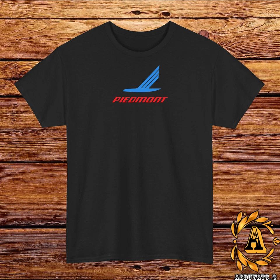 Piedmont Airlines Logo Mens T-Shirt Cotton Graphic Tee Made in USA S-5XL XL