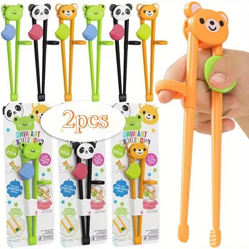 Cartoon Animal Training Chopsticks Set, Cute Learning Chopsticks Easy Grip, Multiple Styles for Kids