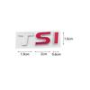 3D Metal Red TSI Logo Emblem Car Styling Badge Sticker Decal for VW Volkswagen Tiguan Polo Golf 4 5 6 MK6 Passat B5 B6 Zd1