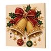 Kit per Creare Decorazioni da Parete Kit Artistico con Perle Finte di Natale, 20x20cm Pittura Natalizia Fai da Te Progetto di Artigianato Multidimensionale Diamanti 3D Scintillanti per Adulti, Festivo