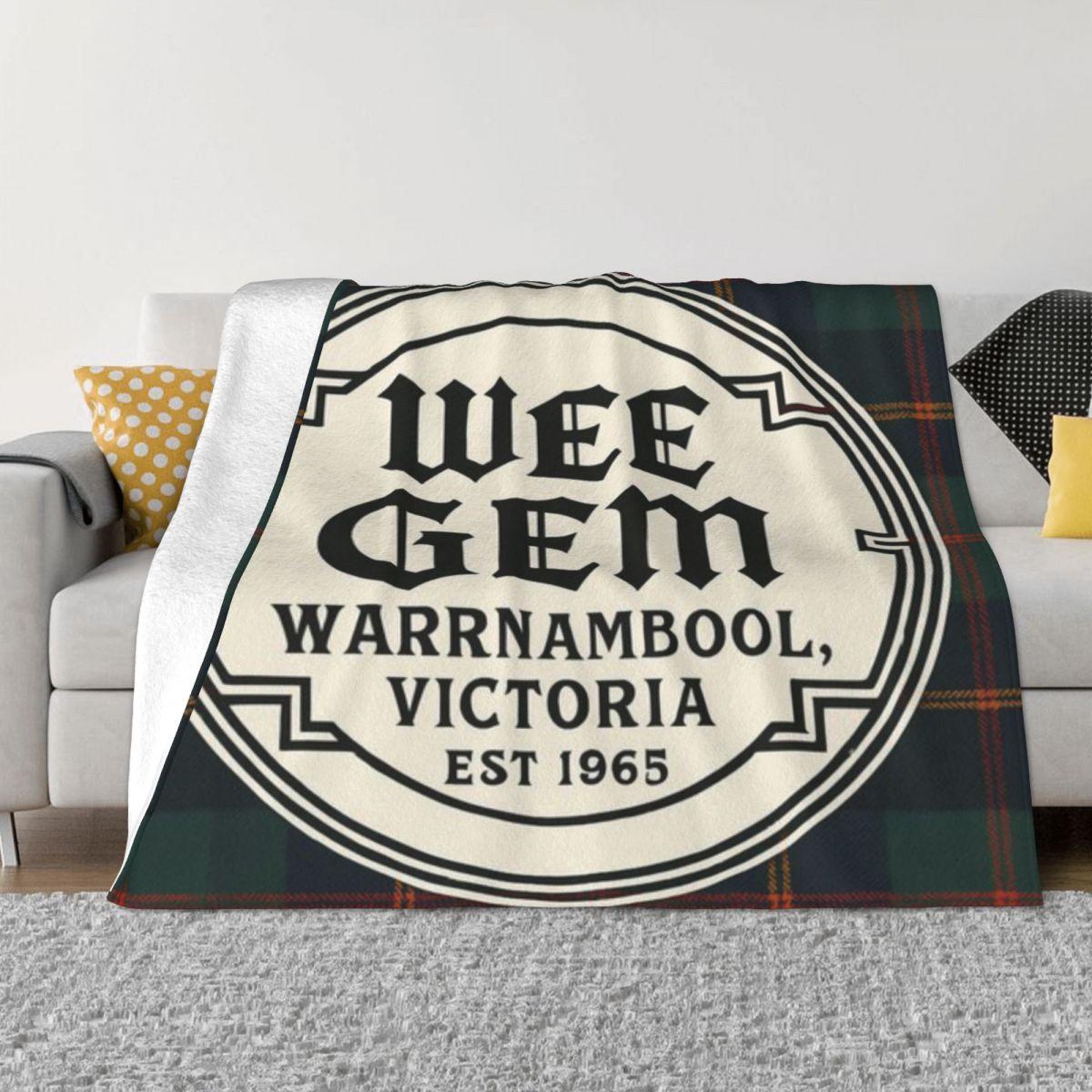 Tartan Wee Gem Warrnambool Personalized Gift An Ultra-Soft Micro Fleece Blanket 50x60in