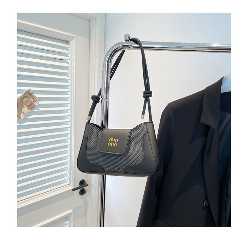 Neue Retro-Halbmond-Achseltasche Damenmode Temperament einfach und vielseitig einzelne Schulter Umhängetasche kleine quadratische Tasche