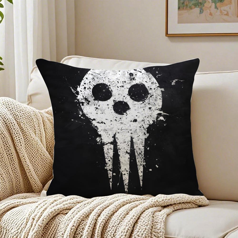 anime supernatural SSoul EEater Cushion Cover Pillowcase Antidustmite living Room Sofa Decor Cushion Room
