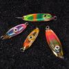 Glowing Fishing Spoon Attracting Fish LED Fishing Lure Light Flasher Fishing Baits Glow In Dark Night Fishing Accessory