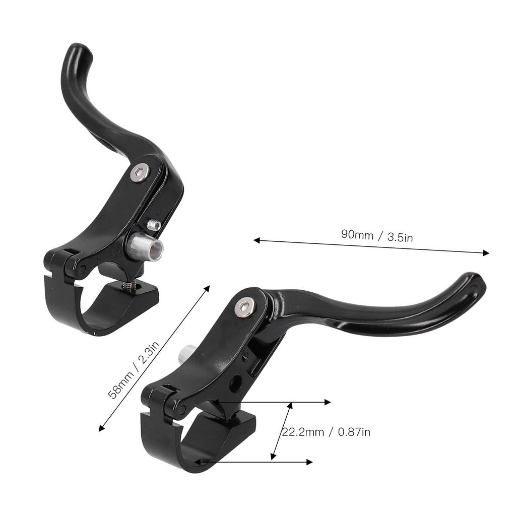 Pair of Brake Handle Lever Aluminum Alloy Parts for Bike Road Cycling