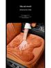 Plush Car Seat Cushion with Backrest - Thickened for Autumn/Winter Warmth