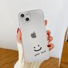 Smiley Gesicht Streifen Klar Fall Für Apple iPhone 14 11 13 12 Pro 7 8 Plus XR X XS Max 6 6S 13Pro Silikon Telefon Abdeckung