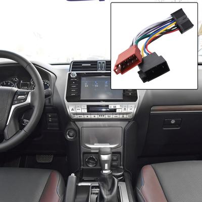 Car Radio ISO Adapter Din Connector Pin Cable Pin Cable Practical And Reliable