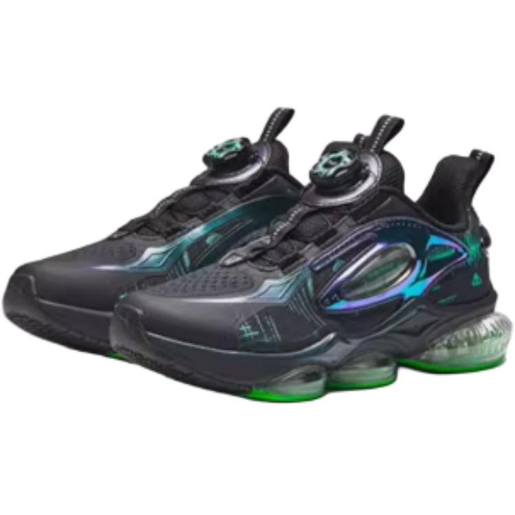 Anta Kids UFO 6.0 Sports Night Light Comfortable Wear-Resistant Lightweight Shock Absorption Low-Top Running Shoes Kids running shoes 312435588R-1