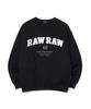 RAW LAB Rawraw Arch Logo Crewneck (Black)