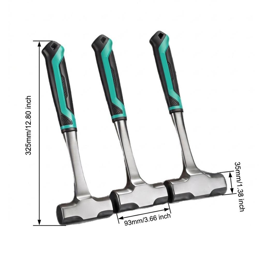 Sledgehammer 2 Lbs for Masonry Removal Demolition and For Heavy Construction Soft-Grip Handle Octagonal High Hardness Steel Head
