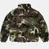 Palace Corduroy Puffa Jacket Camo Unisex Outerwear Multi-Color P28JK043