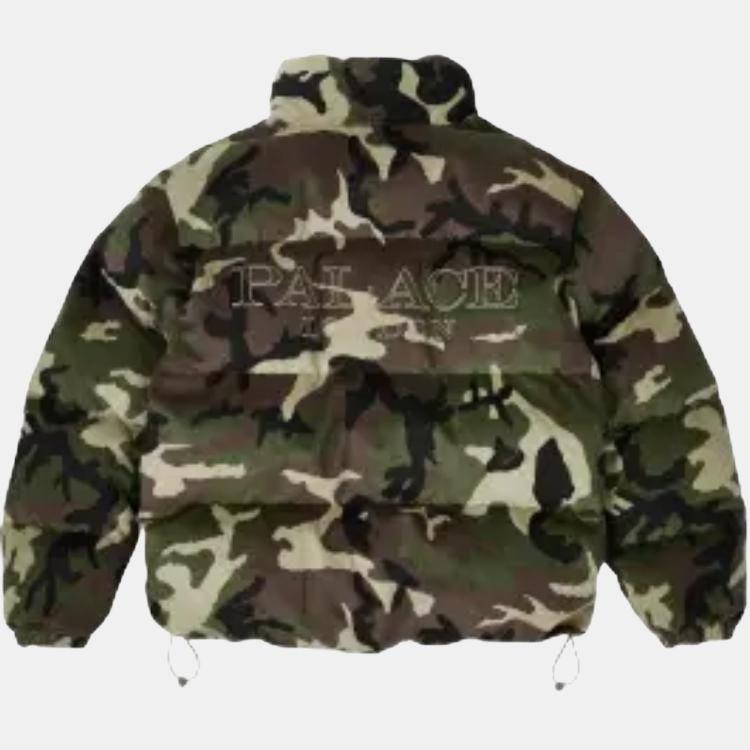 Palace Corduroy Puffa Jacket Camo Unisex Outerwear Multi-Color P28JK043