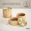 Official Umbra Tesora Wood Natural Accessory Storage Box,