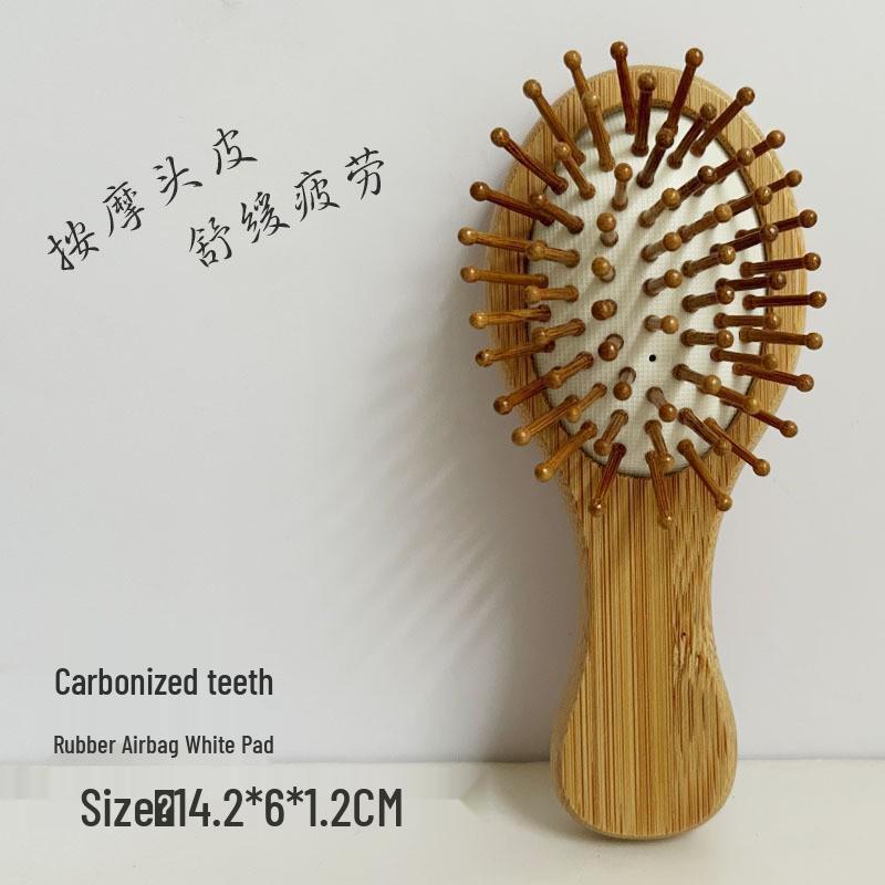 

Портативная минималистичная антистатическая расческа с подушкой-аэрбэгом для гладкой укладки