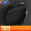 Car Sticker 2026 Ford New 2025 Hot 2PCS Carbon Fiber Car Steering Wheel Cover Anti-skid For Ford F150 Ranger Fiesta Focus Transi