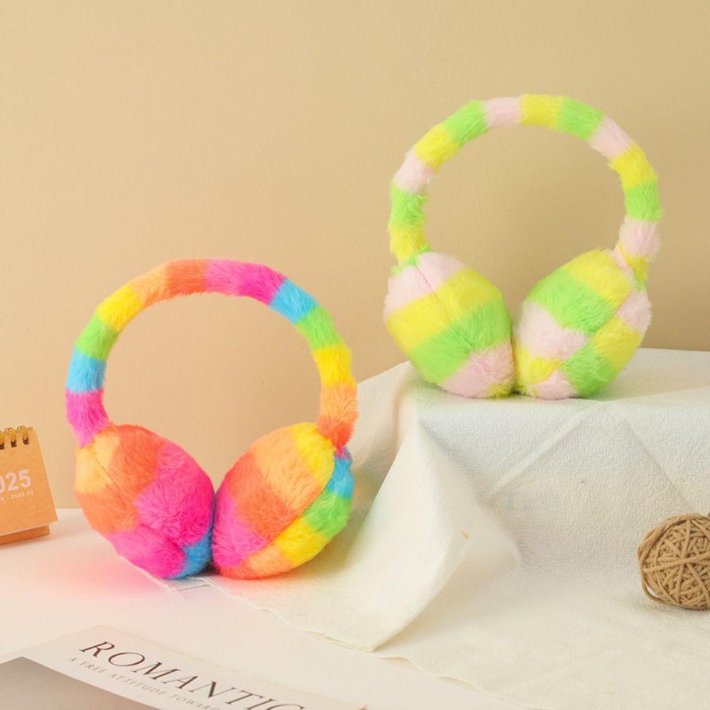 Cache-oreilles Chauds d'Hiver Protection Oreilles Oreillettes Moelleuses Oreillettes en Peluche Douce Pour Femmes Hommes Extérieur