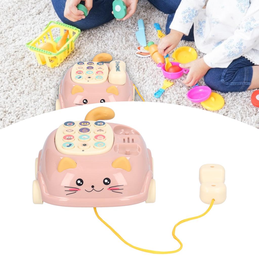MultiFunction Musical Telephone Toys Early Education Play Phone Telephone Learning Toys