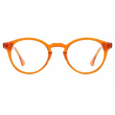 Full Rim Oval Transparent Orange Smartbuy Collection Flare 94363 C4 Fashion Unisex Eyeglasses