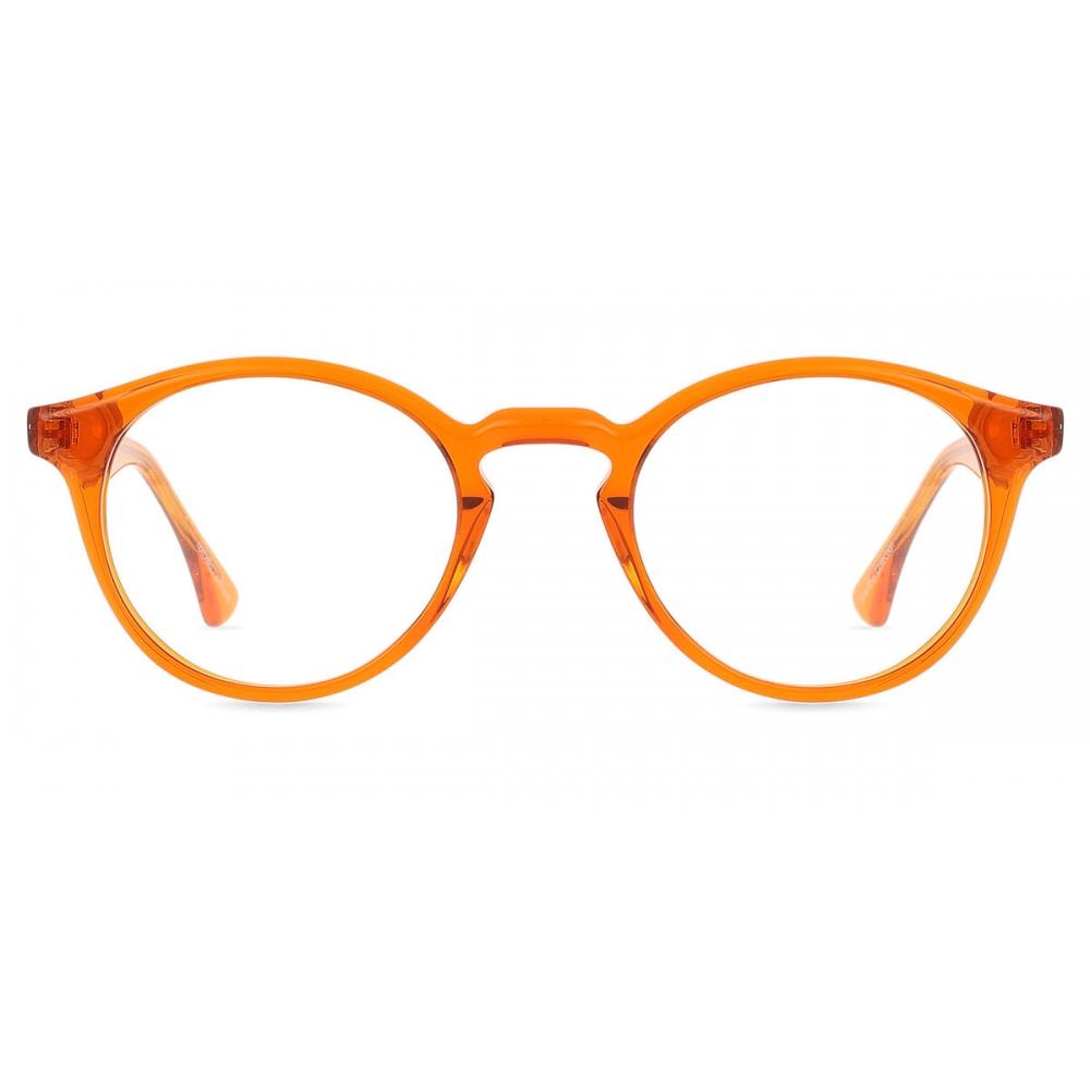 Full Rim Oval Transparent Orange Smartbuy Collection Flare 94363 C4 Fashion Unisex Eyeglasses