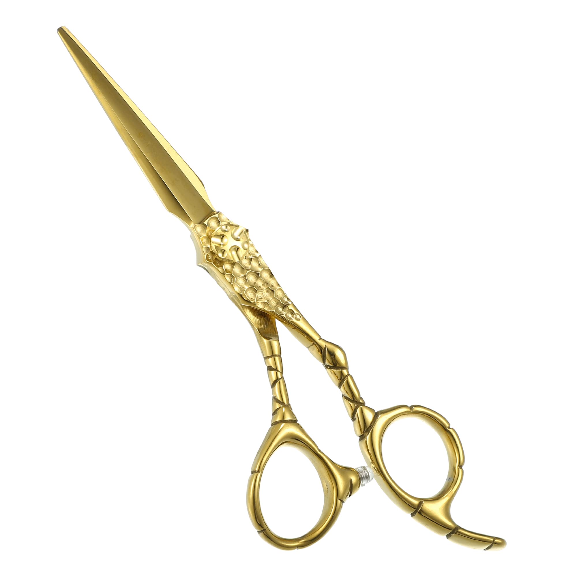 

VOCOSTE Hair Hair Cutting Professional Barber Stainless Steel Gold Scissors, Scissors, Scissors, Razor, 6.9 Long, золотистый