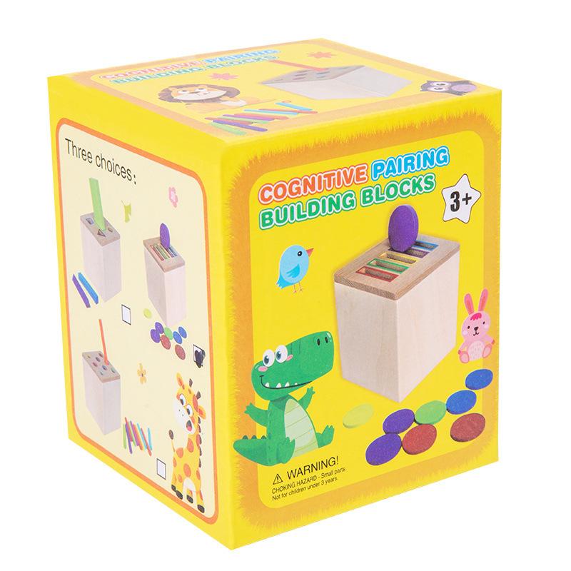 Children's Montessori Shape & Color Sorting Coin Box Toy