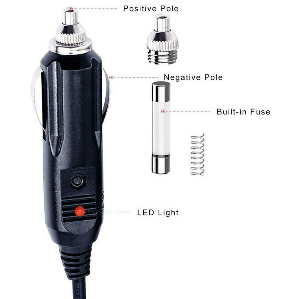 12V 24V Auto Car Cigarette Lighter LED Socket Plug Connector Adapter Car Cigarette Lighter Interior Accessories