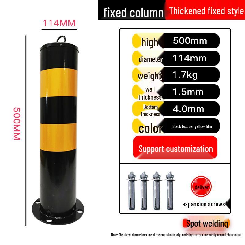 Steel Pipe Anti-Collision Traffic Post for Road Isolation and Parking Space Protection