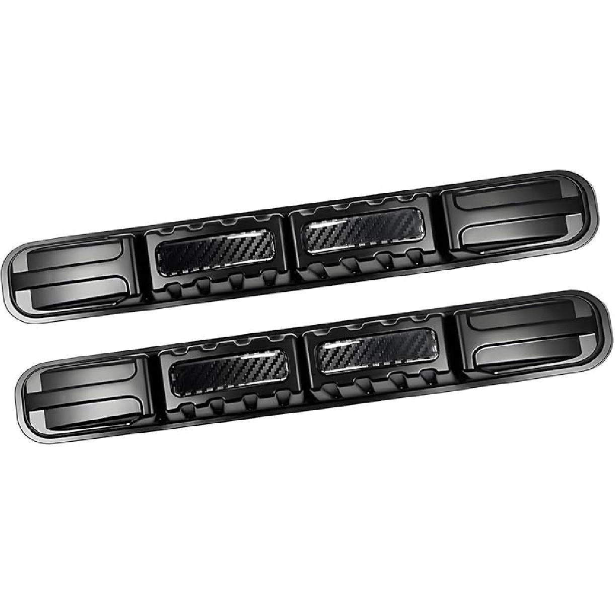 8 Packs Anti-Collision Patch Car Bumper Guard Strip Anti-Scratch Bumper Protector Trim Universal Rear Bumper Protector Car Door Edge Guards Car Side Black-2Pack