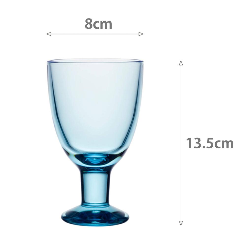 Arabia Verna Universal Pair 1071987 [Officially Imported] Glasses, Approx. 220ml, (2 Glasses), Aqua,