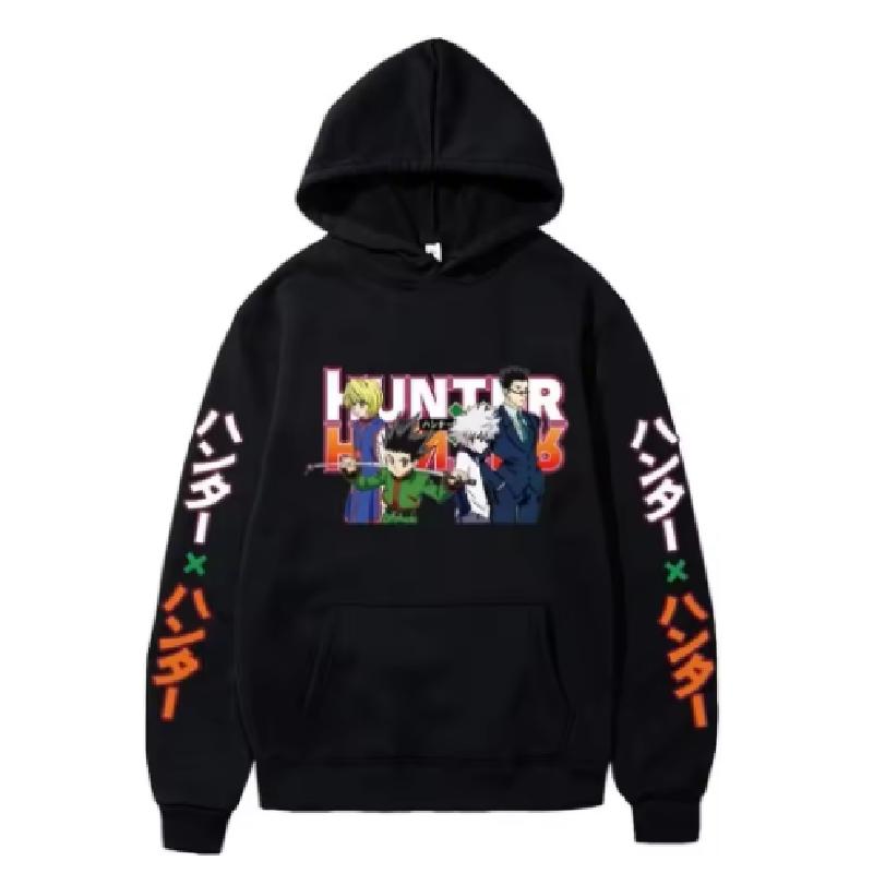 

Anime Hunter X Hunter Killua Leorio Kurapika Gon Hisoka Pullover Women Mens Hoodie Streetswear Tops 3XL