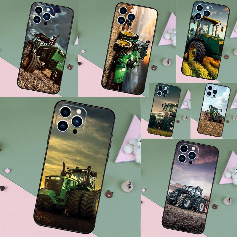 Farm Vehicle Tractor Case For iPhone 17 Pro Max 15 14 13 12 11 16 Pro Max Plus 12 13 Mini 16e 17 Air Back Cover