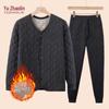 YUZHAOLIN 2025 Mid-Elderly Thick Thermal Underwear Set